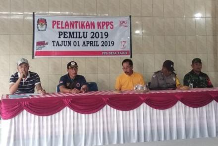 Pelantikan KPPS Pemilu 2019: PPS Harap KPPS Menjadi Penyelenggara yang Netral